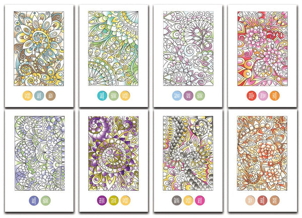 Chameleon Color Cards - Floral Patterns