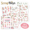 ScrapBoys - 6" x 6" Double Sided Paper Pads - Flowers-11