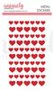 UCE1786 - Metal Stickers - Red Hearts : Serendipity (Uniquely Creative)