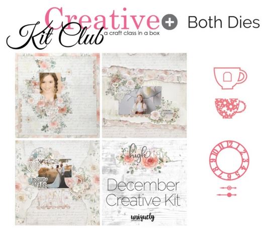 Creative Kit Club - December Collection (High Tea) + Add on Dies
