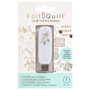 660688 : USB Artwork Drives - WR - Foil Quill - Icons (200 designs)