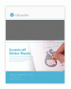 Silhouette : Scratch-Off Sticker - Silver