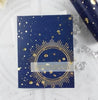 ALT3871 Gold Splatter Navy Wide Washi Tape (AlteNew)