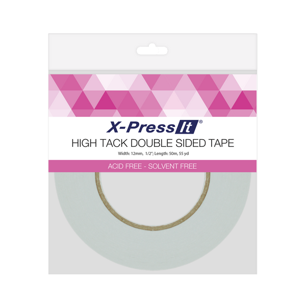 X-Press it High Tack Double Sided Tissue Tape - 12mm