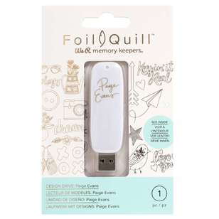 660690 : USB Artwork Drives - WR - Foil Quill - Paige Evans (200 designs)