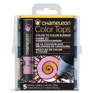 Chameleon 5-Color Tops Pastel Tones Set