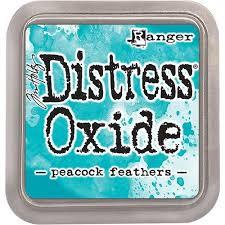 Ranger Distress Oxide Ink Pad - Peacock feathers