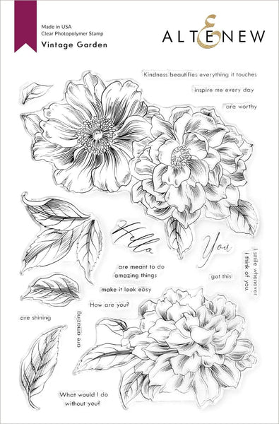 Vintage Garden Stamp Set : (ALT4769)