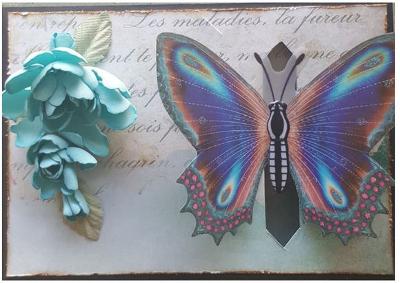 INSTRUCTIONS ONLY ** for Pop Through Butterfly Card - (CK) #C834 LD