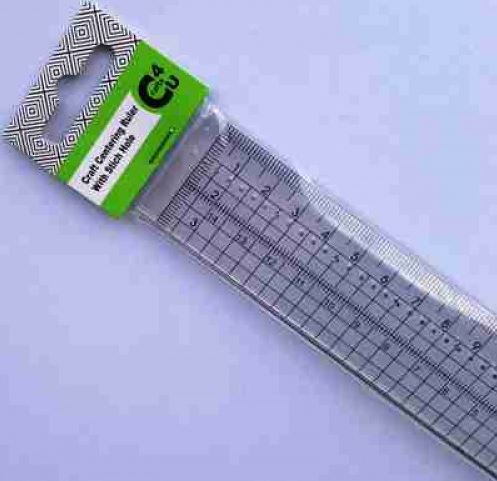 Crafts -  Centering Ruler with Stitch Holes 10030