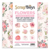 ScrapBoys - 6" x 6" Double Sided Paper Pads - Flowers-11