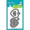 Lawn Fawn LF2174 - Heart shaker gift tag