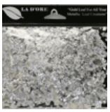 La D'ore  Metallic Silver Leaf