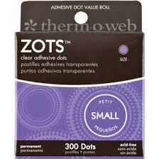 Zots Glue Dots - Small Clear (300)