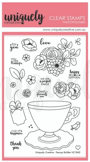 UC1842 - Teacup Builder Stamp -May21 (Uniquely Creative)