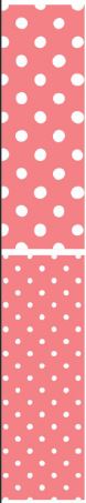 Lawn Fawn 12"x12" DS Polka Paper - Strawberry