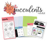 Uniquely Creative Mini Stamp & Colour Kit Club - Succulents (Mar21)