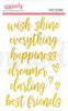 UCE1785 - Title Stickers - Wish - Something Blue (Uniquely Creative)