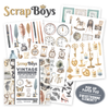ScrapBoys - 6" x 6" Double Sided Paper Pads - Vintage-11