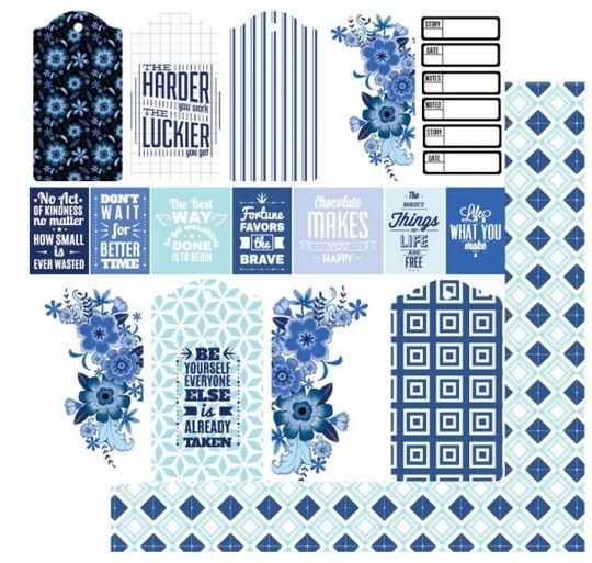 UCP21115 Wide Blue Yonder Paper - Something Blue (Uniquely Creative)